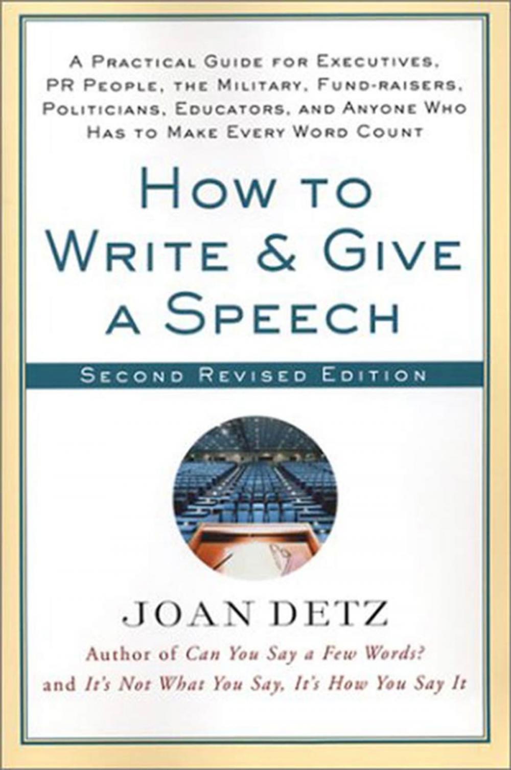 Big bigCover of How to Write and Give a Speech