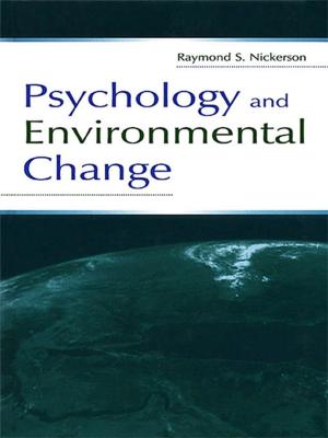 Cover of the book Psychology and Environmental Change by Christina J.M. Goulter