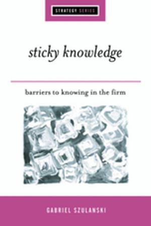 Cover of the book Sticky Knowledge by Professor Christian Heath, Paul Luff, Professor Jon Hindmarsh
