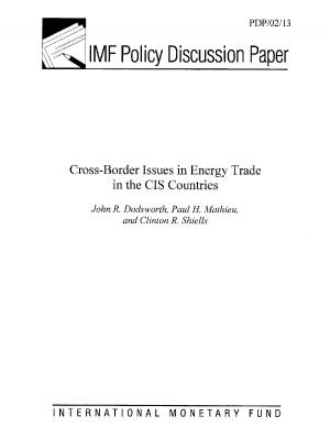 Book cover of Cross-Border Issues in Energy Trade in the CIS Countries