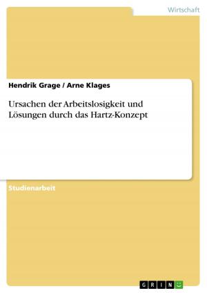 Cover of the book Ursachen der Arbeitslosigkeit und Lösungen durch das Hartz-Konzept by Marjan Rosetz