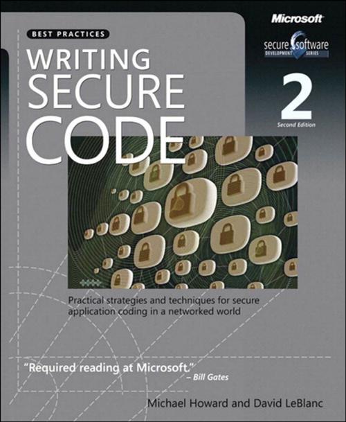 Cover of the book Writing Secure Code by David LeBlanc, Michael Howard, Pearson Education