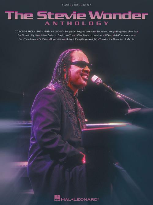 Cover of the book The Stevie Wonder Anthology (Songbook) by Stevie Wonder, Hal Leonard