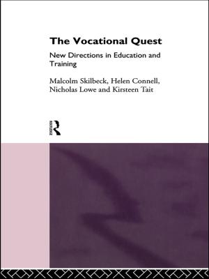 Cover of the book The Vocational Quest by Geoff Whitty