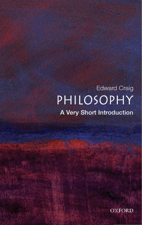 Cover of the book Philosophy: A Very Short Introduction by Edward Craig, OUP Oxford