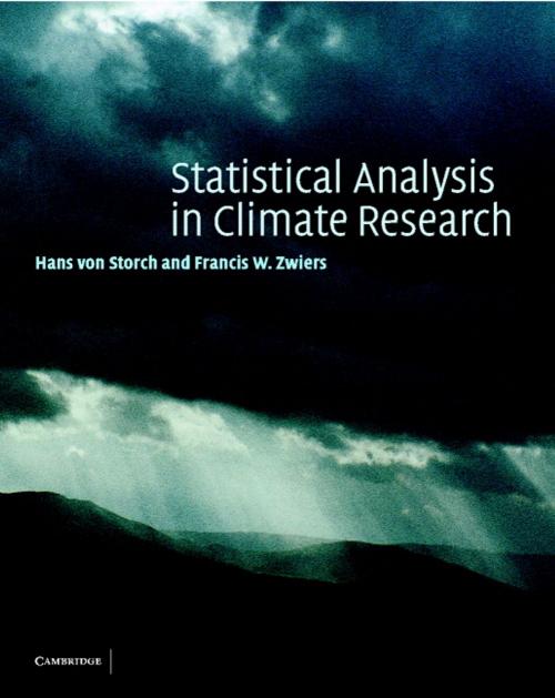Cover of the book Statistical Analysis in Climate Research by Hans von Storch, Francis W. Zwiers, Cambridge University Press