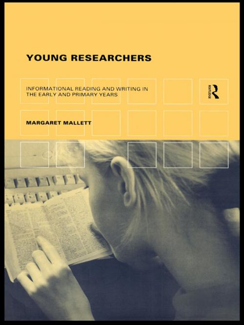 Cover of the book Young Researchers by Margaret Mallett, Taylor and Francis