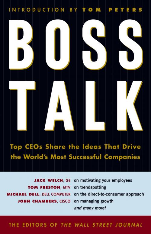 Cover of the book Boss Talk by Wall Street Journal, Random House Publishing Group