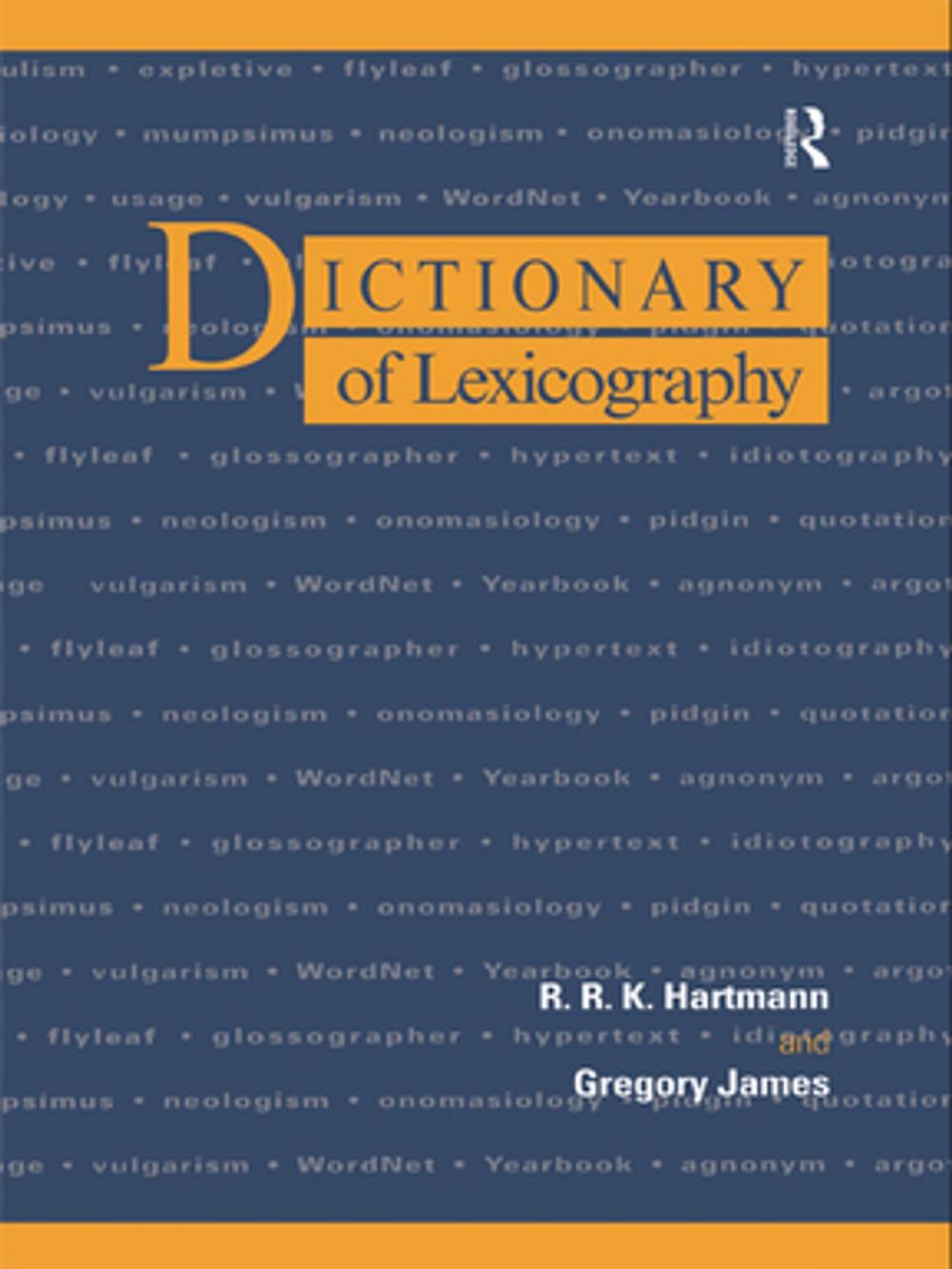 Big bigCover of Dictionary of Lexicography