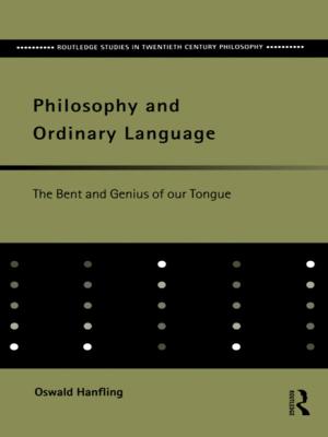 Cover of the book Philosophy and Ordinary Language by John Dececco, Phd, Sonya L Jones