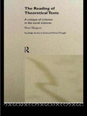Cover of the book The Reading of Theoretical Texts by 