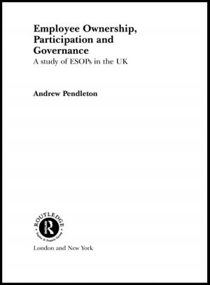 Cover of the book Employee Ownership, Participation and Governance by 