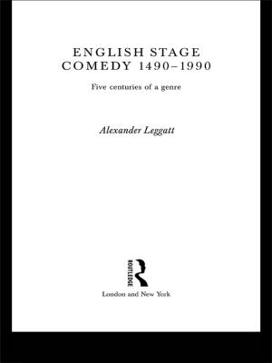 Cover of the book English Stage Comedy 1490-1990 by 