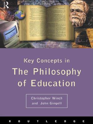 Cover of Philosophy of Education: The Key Concepts