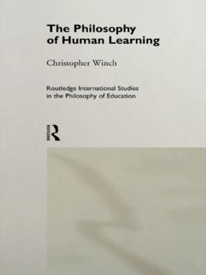 Cover of the book The Philosophy of Human Learning by K. Michael Hibbard, Elizabeth Wagner