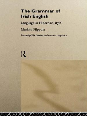 Cover of the book The Grammar of Irish English by Osvaldo N. Feinstein