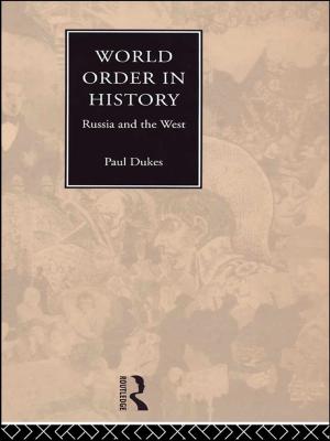 Cover of the book World Order in History by David McCreery