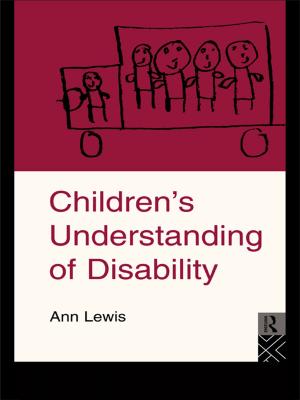 bigCover of the book Children's Understanding of Disability by 