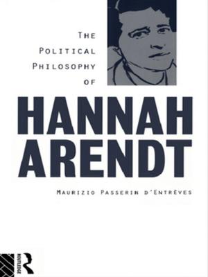 Cover of the book The Political Philosophy of Hannah Arendt by Donald Dietrich