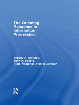Cover of the book The Orienting Response in Information Processing by Derek Elsom