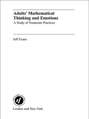 Cover of the book Adults' Mathematical Thinking and Emotions by 