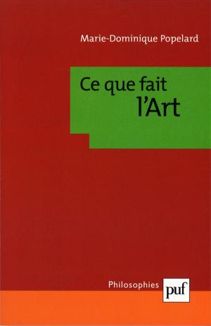 Cover of the book Ce que fait l'art by Thomas WILLIAMS