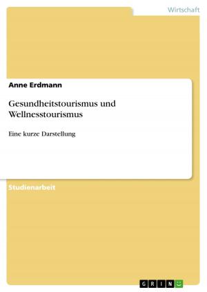 Cover of the book Gesundheitstourismus und Wellnesstourismus by Benjamin Türksoy