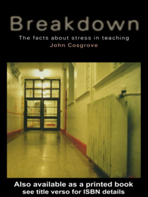 Cover of the book Breakdown by John Cosgrove, Taylor and Francis