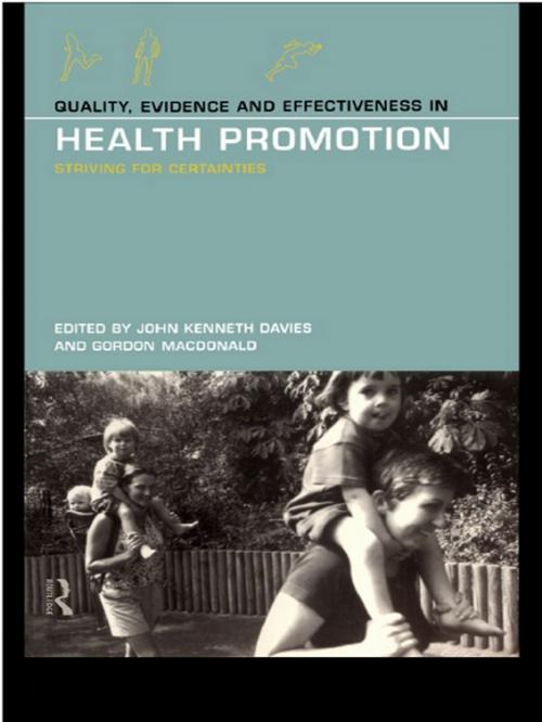 Cover of the book Quality, Evidence and Effectiveness in Health Promotion by , Taylor and Francis