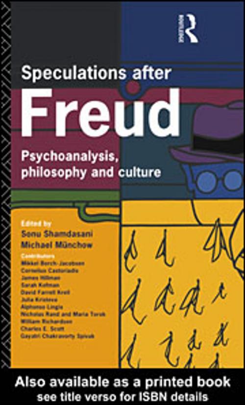 Cover of the book Speculations After Freud by , Taylor and Francis