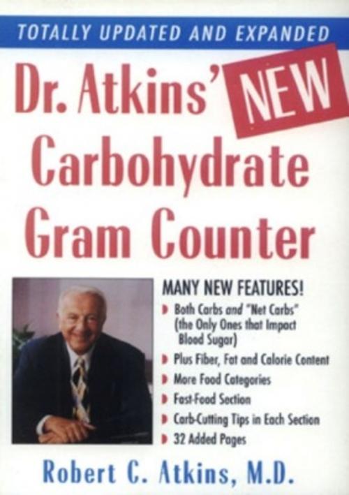Cover of the book Dr. Atkins' New Carbohydrate Gram Counter by C. D. C. Atkins, M. Evans & Company