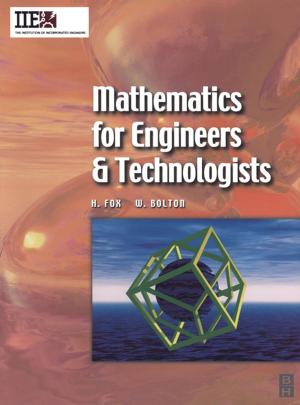 Cover of the book Mathematics for Engineers and Technologists by David Anderson