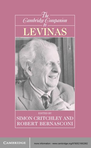 Cover of the book The Cambridge Companion to Levinas by Xian-Da Zhang