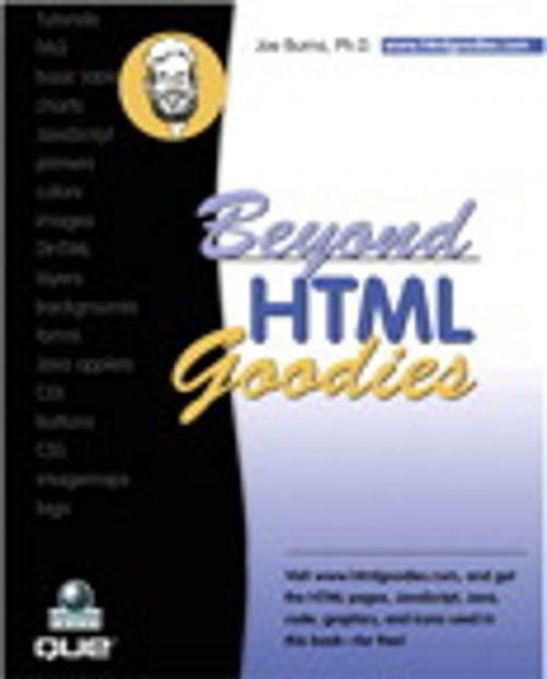 Cover of the book Beyond HTML Goodies by INT Media Group, Joe Burns Ph.D., Pearson Education