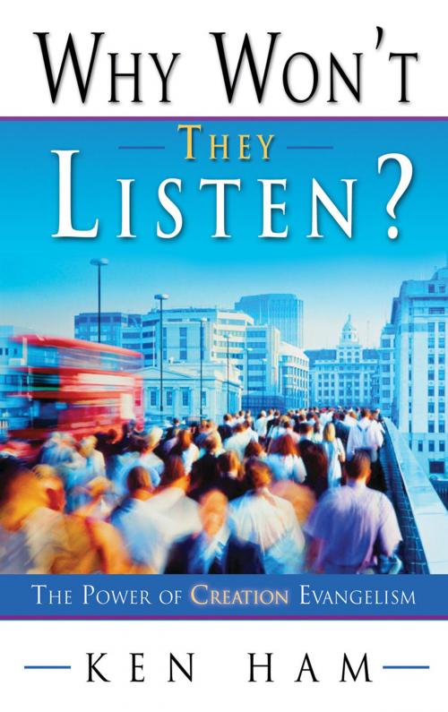 Cover of the book Why Won't They Listen? by Ken Ham, New Leaf Publishing Group, Inc.