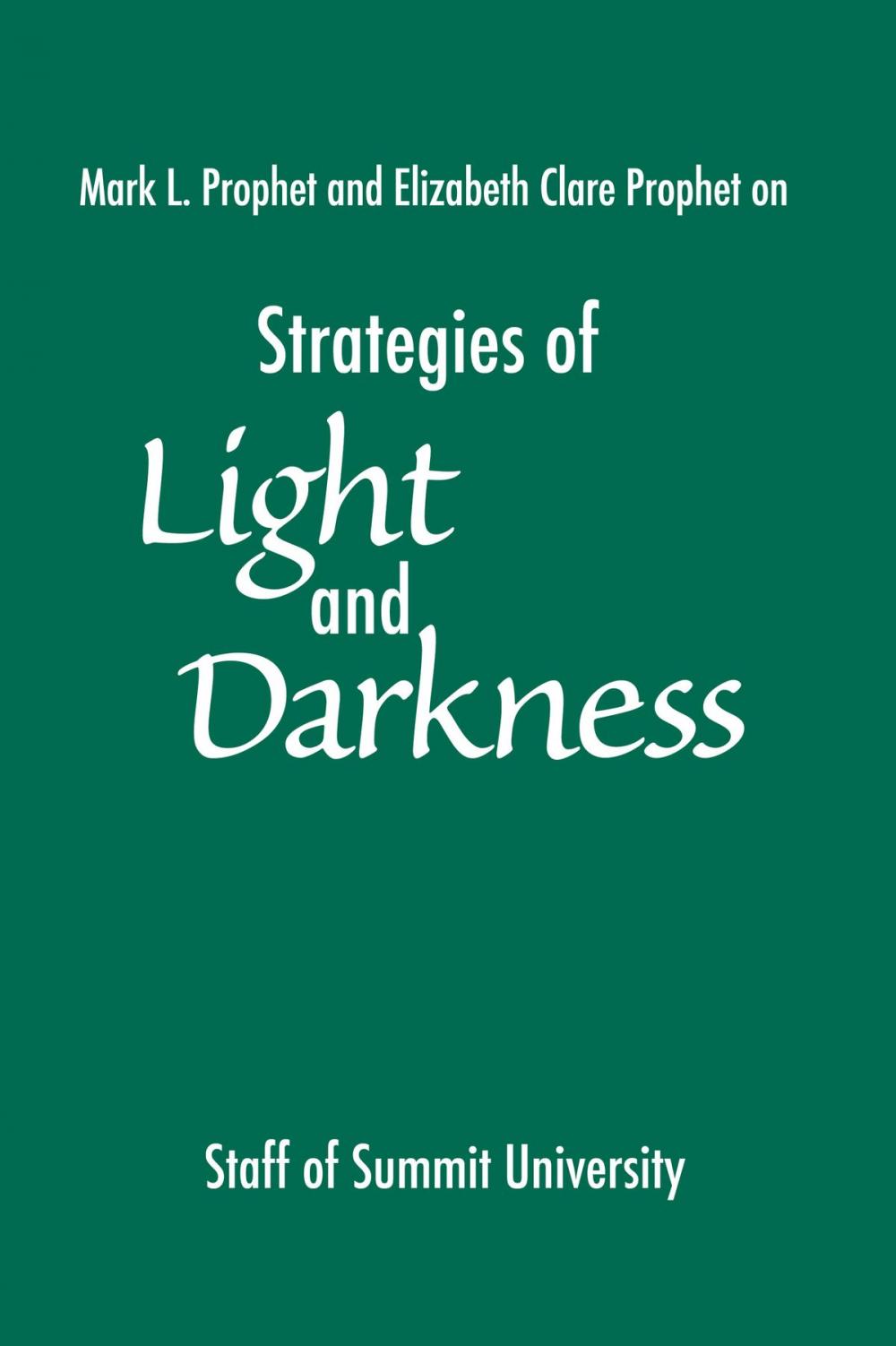 Big bigCover of Strategies of Light and Darkness