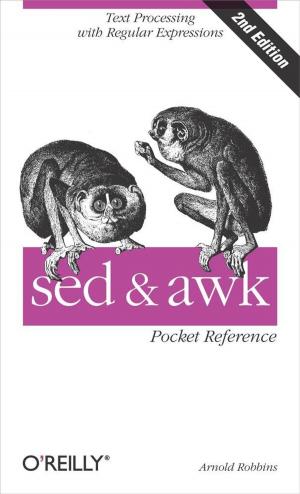 Cover of the book sed and awk Pocket Reference by Daniel J. Barrett