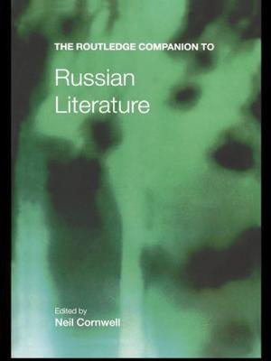 Cover of The Routledge Companion to Russian Literature