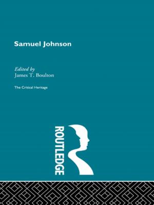 Cover of the book Samuel Johnson by Thomas Mason, Jr., Stephen D. Luft, Mari Noda, Yui Iimori Ramdeen