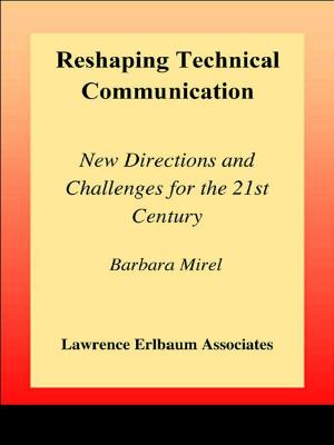 Cover of Reshaping Technical Communication