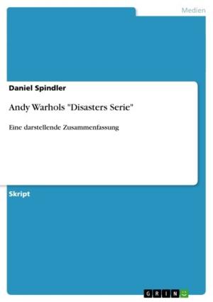 Cover of the book Andy Warhols 'Disasters Serie' by Natalja Nowak