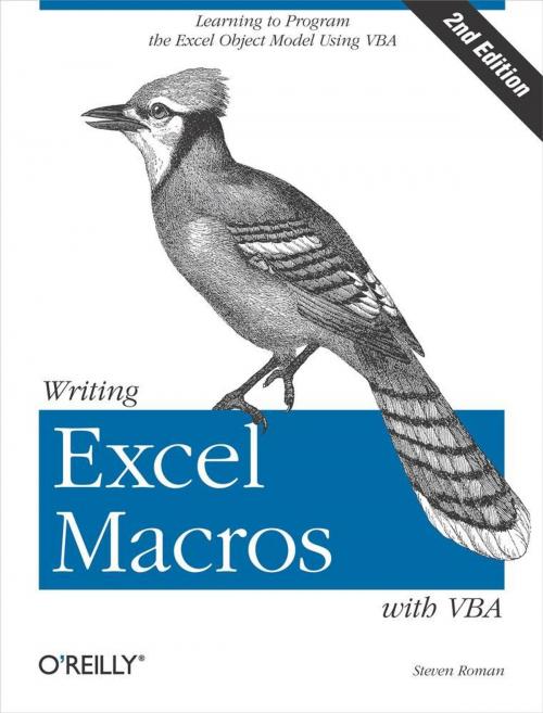 Cover of the book Writing Excel Macros with VBA by Steven Roman, PhD, O'Reilly Media
