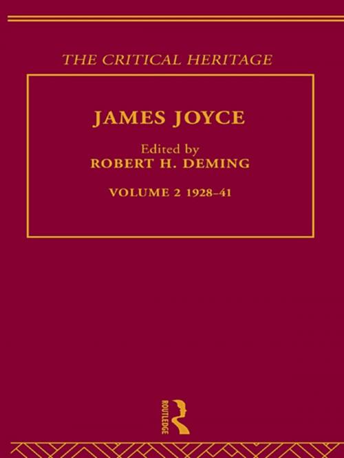 Cover of the book James Joyce. Volume 2: 1928-41 by , Taylor and Francis