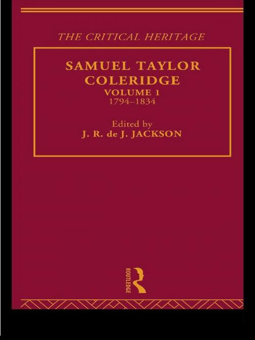 Cover of the book Samuel Taylor Coleridge by , Taylor and Francis