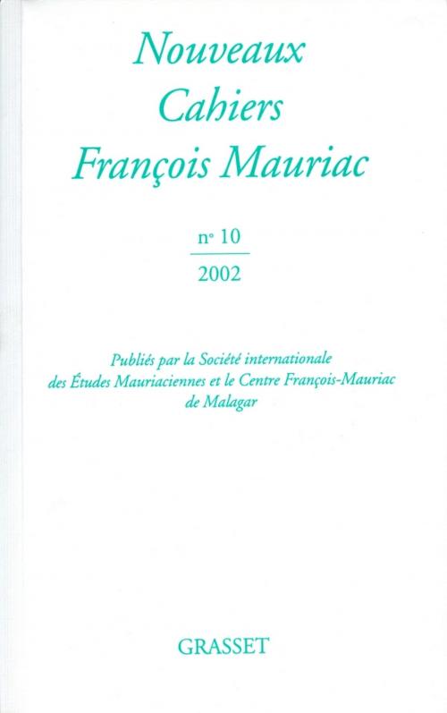 Cover of the book Nouveaux cahiers François Mauriac n° 10 by François Mauriac, Grasset