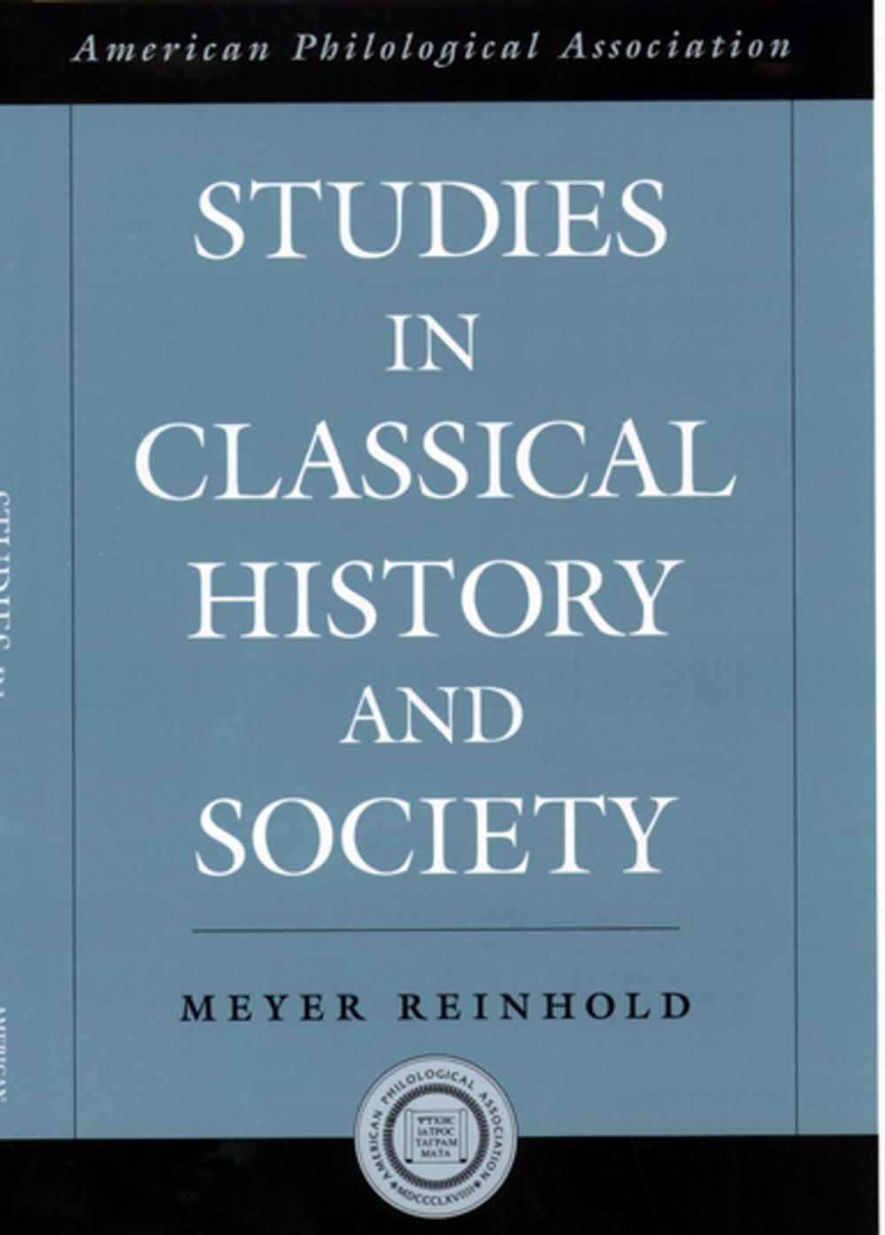 Big bigCover of Studies in Classical History and Society