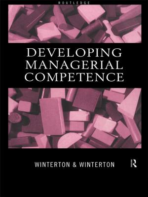 Cover of the book Developing Managerial Competence by Sally R. Munt