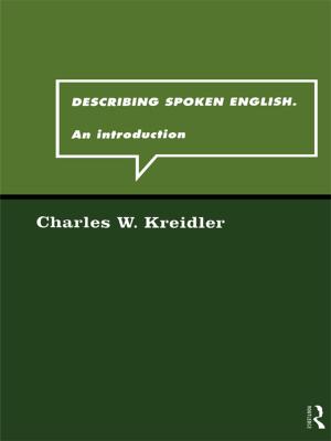 Book cover of Describing Spoken English