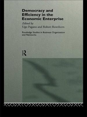 Cover of the book Democracy and Efficiency in the Economic Enterprise by Howard Fast