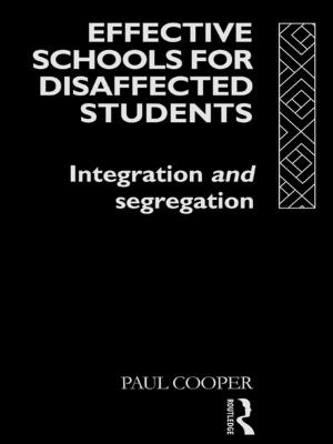 Cover of the book Effective Schools for Disaffected Students by John Grin, Jan Rotmans, Johan Schot
